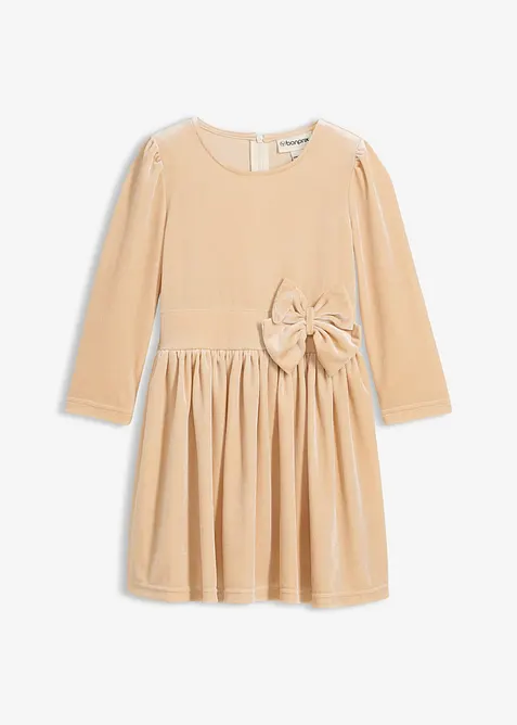 Sammetsklänning för barn, bonprix