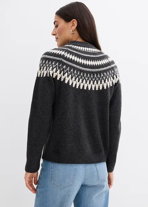 Lusemönstrad cardigan, bonprix