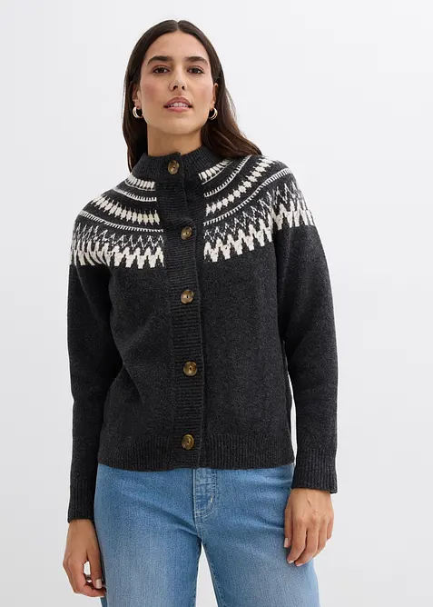 Lusemönstrad cardigan, bonprix