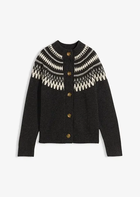 Lusemönstrad cardigan, bonprix