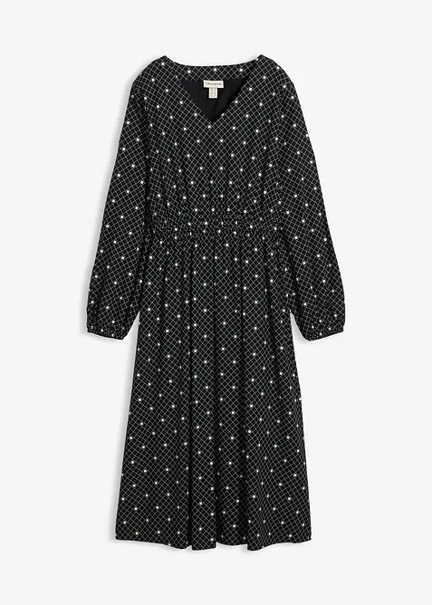 Maxiklänning i följsam viskos, bonprix