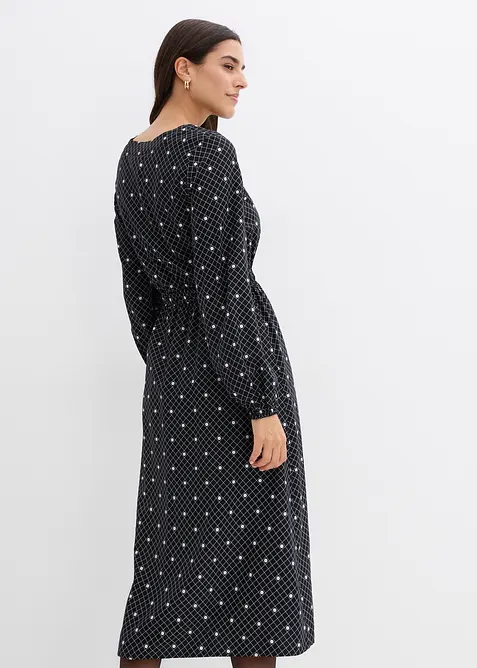 Maxiklänning i följsam viskos, bonprix