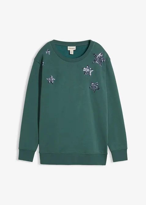 Sweatshirt i bomullsmix, bonprix