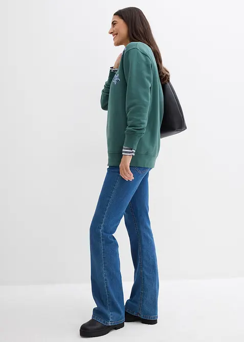 Sweatshirt i bomullsmix, bonprix