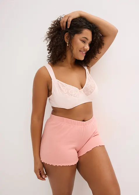 BH med bygel och ekologisk bomull (2-pack), bonprix