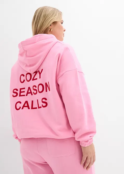 Oversizesweatshirt i ren bomull, bonprix