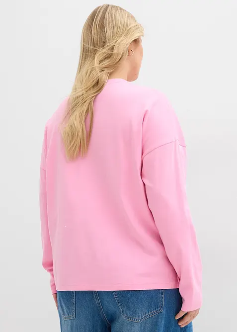 Oversizetopp i bomull, bonprix