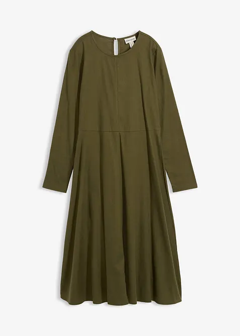 Klänning i bomullsflanell, bonprix