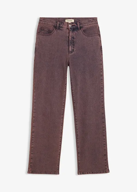 Twillbyxa med Acid Wash, bonprix