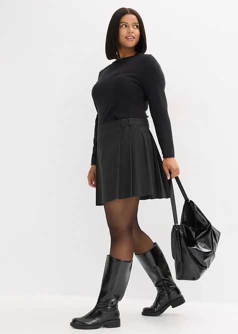 Finstickad tröja av viskosmix med mjukt fall, bonprix