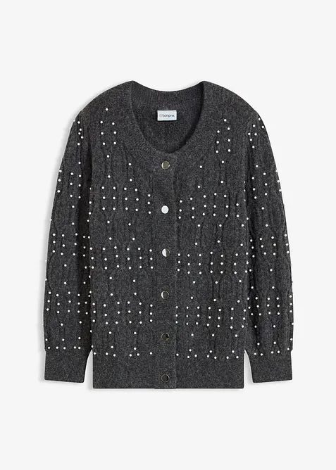 Stickad kofta, bonprix