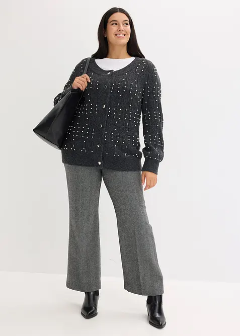 Stickad kofta, bonprix