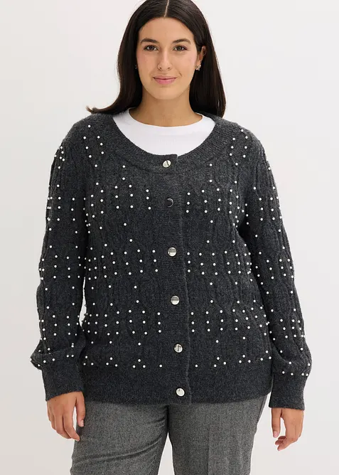 Stickad kofta, bonprix