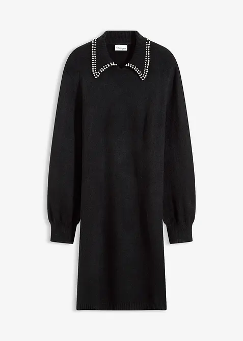 Stickad klänning, bonprix