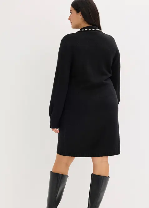 Stickad kl&auml;nning, bonprix