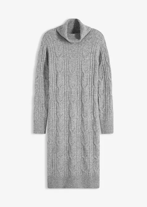 Stickad klänning, bonprix