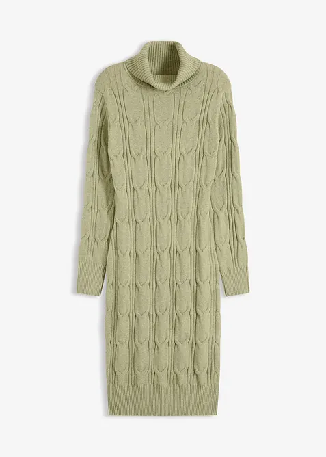 Stickad klänning, bonprix