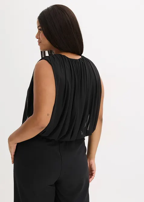 Topp i fintr&aring;dig mesh, bonprix