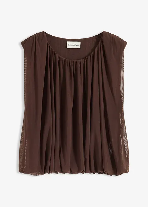 Topp i fintrådig mesh, bonprix