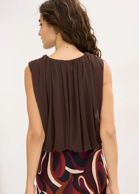 Topp i fintrådig mesh, bonprix