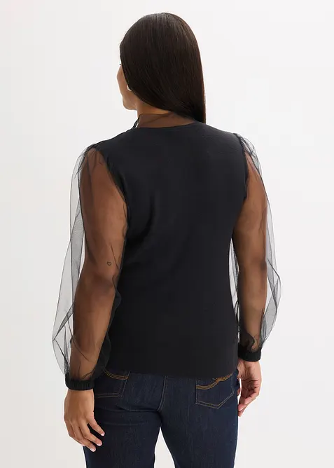 Tröja i mjuk viskosmix, bonprix