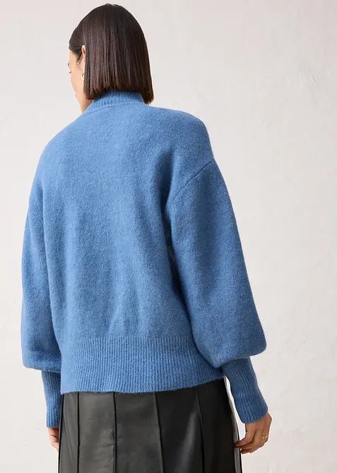 Tröja i ylleblandning med alpackaull, bonprix