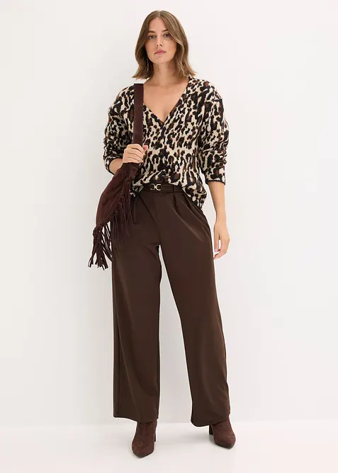 Cardigan i jacquard, bonprix