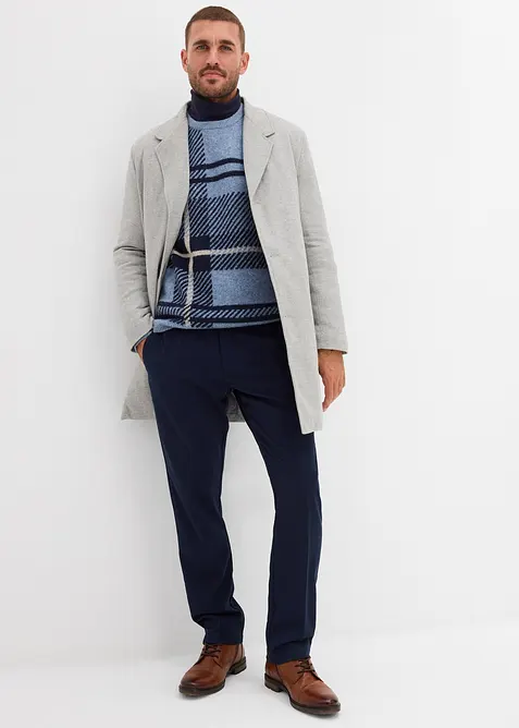 Tröja med rutigt mönster, bonprix