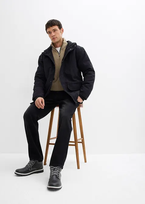 Vinterjacka i robust canvas, bonprix