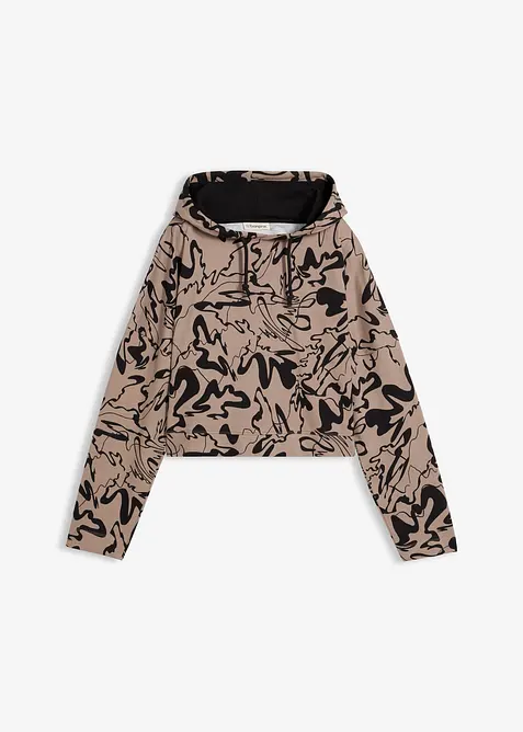 Sweatshirt med huva i bomull, bonprix