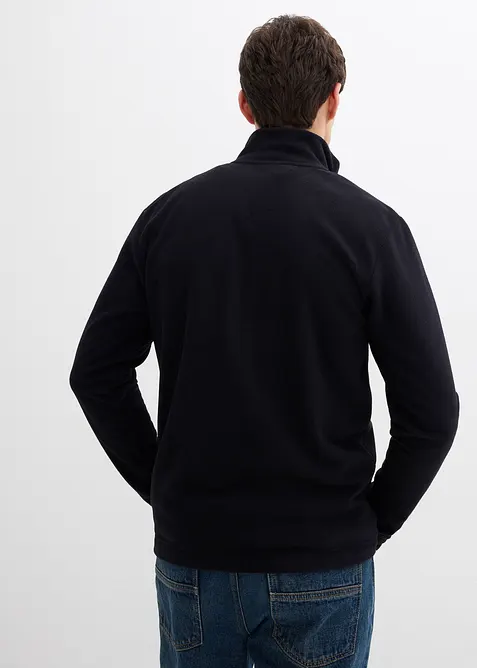 Mjuk fleecejacka  med fickor med dragkedja, bonprix