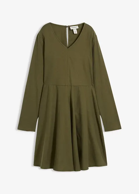 Klänning i bomullsflanell, bonprix