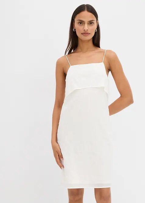 Miniklänning med paljettbroderi, bonprix