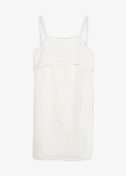 Miniklänning med paljettbroderi, bonprix