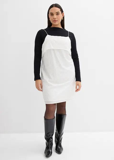 Miniklänning med paljettbroderi, bonprix