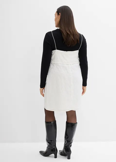 Miniklänning med paljettbroderi, bonprix