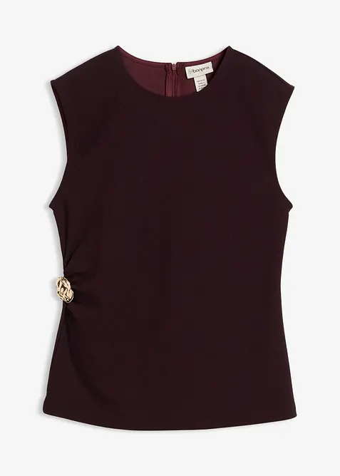 Linne i kr&auml;pp med prydnadssp&auml;nne, bonprix