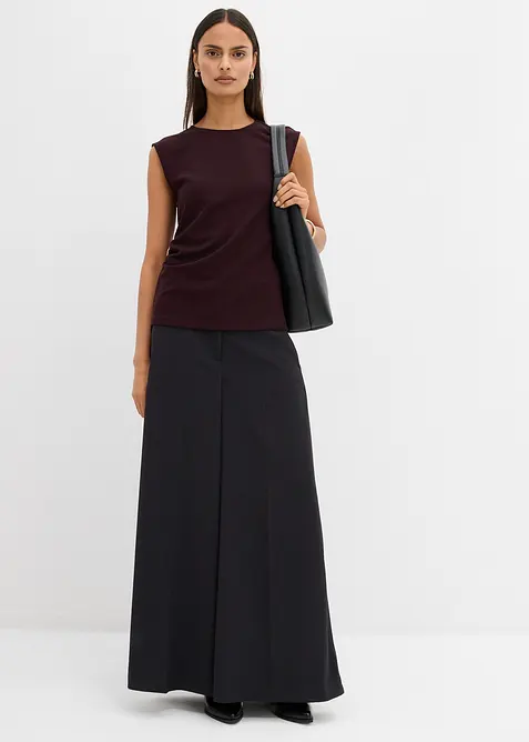 Linne i kr&auml;pp med prydnadssp&auml;nne, bonprix