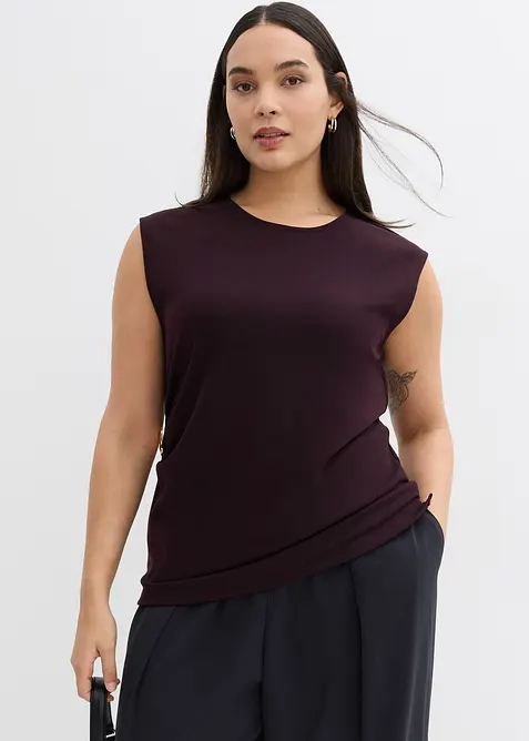 Linne i kr&auml;pp med prydnadssp&auml;nne, bonprix