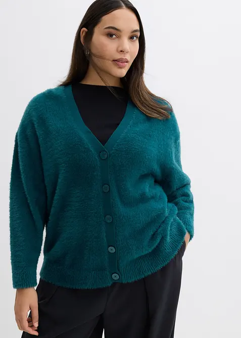 Fluffig cardigan, bonprix