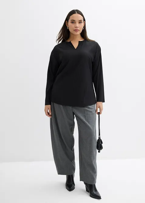 Plisserad topp, bonprix