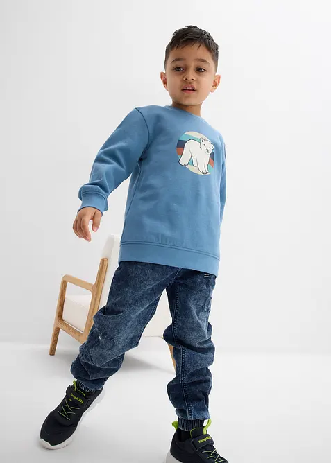 Sweatshirt i ekologisk bomull, bonprix