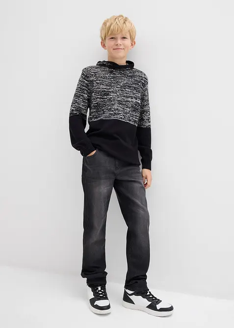 Tröja med sjalkrage, bonprix