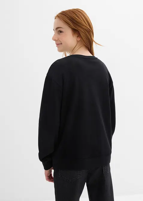Sweatshirt i ekologisk bomull med julmotiv, bonprix