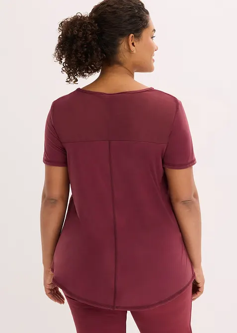 Mjuk funktionstopp med meshinfällning, snabbtorkande, bonprix