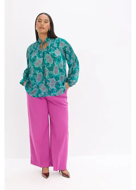 Chiffongtunika med paisleym&ouml;nster, bonprix