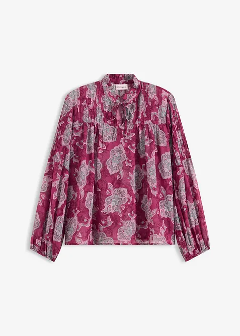 Chiffongtunika med paisleymönster, bonprix