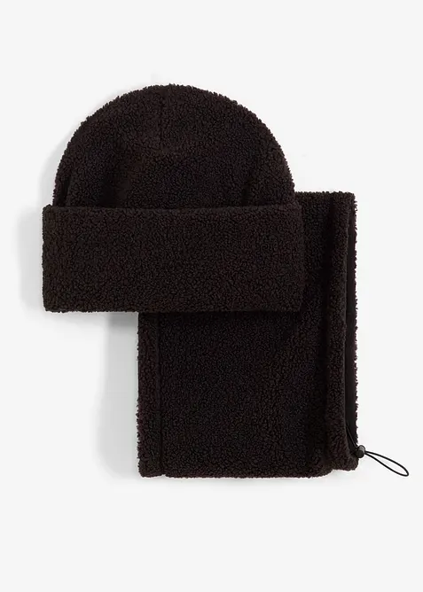 Halsduk och mössa (2 delar), bonprix