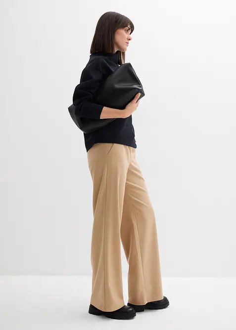 Oversizeweatshirt i mjuk och stabil trik&aring;, bonprix