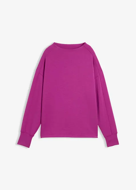 Oversizeweatshirt i mjuk och stabil trikå, bonprix